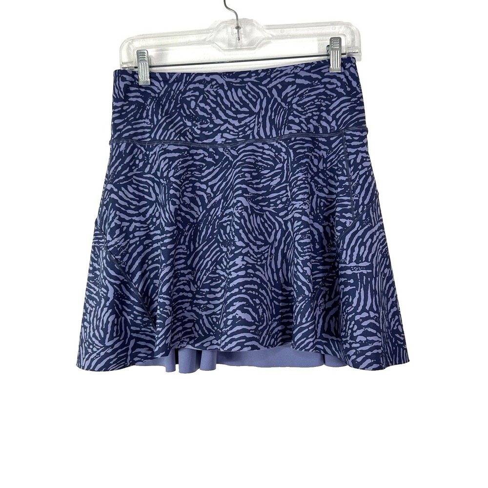 Athleta Womens Ace 13.5" Tennis Skort Purple Small SwiftLite Pockets Athletic